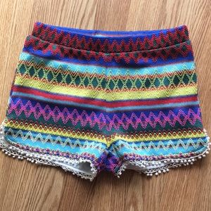 Multi colored shorts
